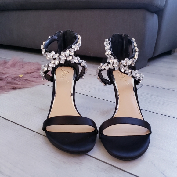 the adella satin stiletto pumps